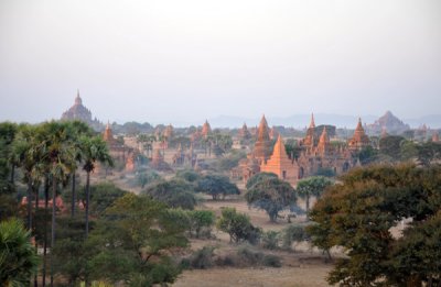 High concentration of monuments on the Central Plain, Bagan