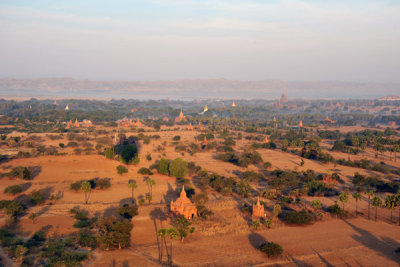 Looking west towards Myinkaba