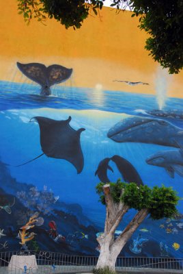 Mural by the artist Wyland, La Paz