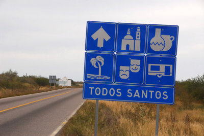 Todos Santos - the first town of interest between Los Cabos and La Paz