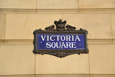 Victoria Square sign, Birmingham