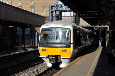 Local train at Birmingham Moor Street Station