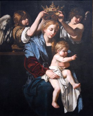 Virgin and Child with Angels ca 1620, Bartolomeo Cavarozzi (ca 1590-1625)