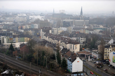 View of Bochum from the tower of the Deutsches Bergbau-Museum