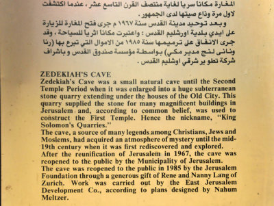 History of Zekediahs Cave