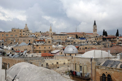 View of the Christian Quarter from the Lutheran Guesthouse, Jerusalem