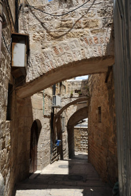 Back alley of the north-central Christian Quarter