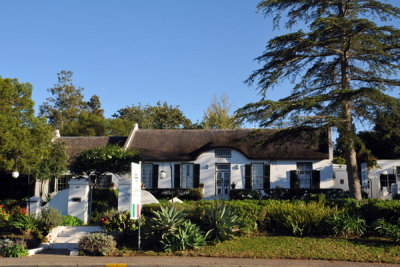 La Sosta Italian Restaurant in an old 1838 thatched cottage, Swellendam