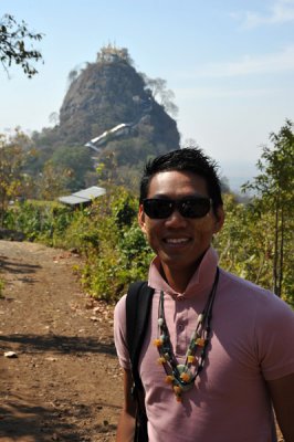 Dennis at Mt Popa