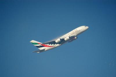 Emirates A380 flight demo