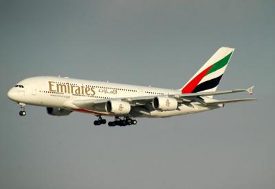 A380 on final approach