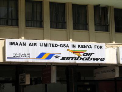 Sudan Airways and Air Zimbabwe, Nairobi