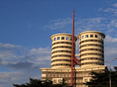Nation Centre late afternoon