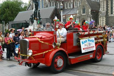 Old Christchurch fire engine