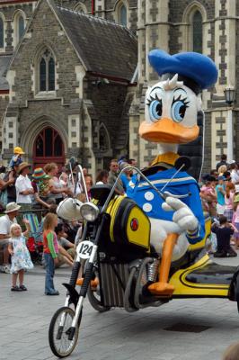 Donald Duck, Christchurch Santa Parade