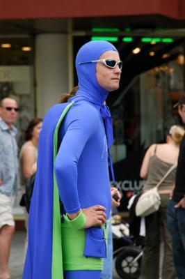 Some superhero, Christchurch Santa Parade