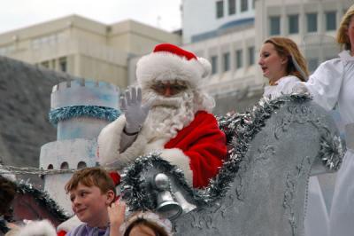 Santa Claus, Christchurch Santa Parade
