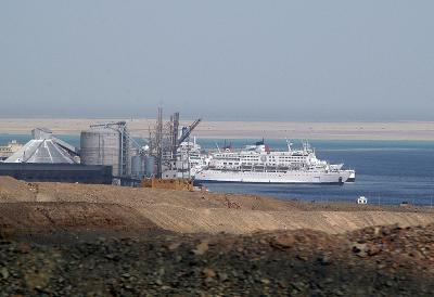 Ferry port of Safaga on the Red Sea