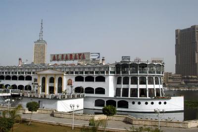 Al Saraya docked along the Nile