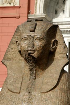 Granite Sphinx of Thutmosis III from Karnak, Egyptian Museum