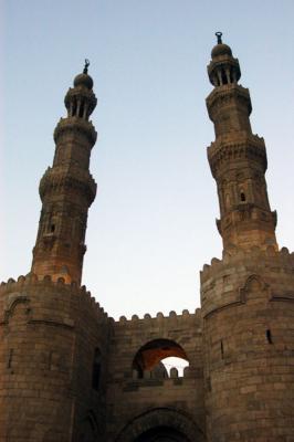 Minarets of the Mosque of Al-My'ayyad, Bab Zuweila