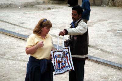 Debbie making her best purchase. A large at and bag at the end of the day, thats all the money I have steal of 70 EP
