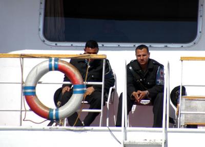 The guards on the front of Diamond Boat