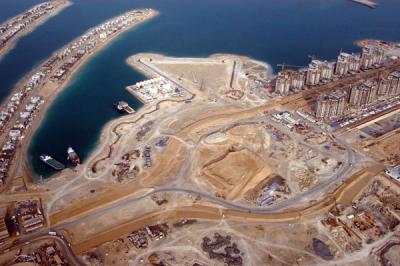 Hotel site, Palm Jumeirah trunk