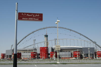 Khalifa Stadium, the center of Dohas Sports City