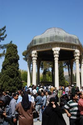 Tomb of the 14th century Shirazi poet Hafez