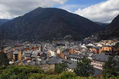 View of Andorra la Vella from Carratera de lObac