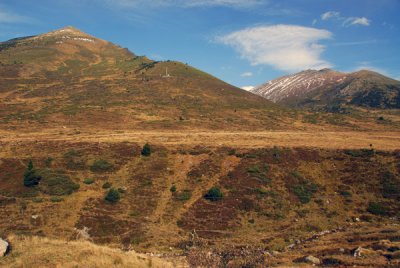 View north, Col de Puymorens, Pyrnes Orientales