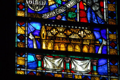 Ark of the Covenant, Jesus family tree window, St. Nazaire, Carcassonne