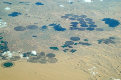 Irrigation, Idhan Awarbi Desert, Sabah, Libya