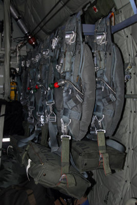 Parachute rack, C-130