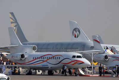 Civilian side of Dubai Airshow