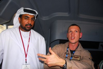 C-130 tour, Dubai Airshow 2007