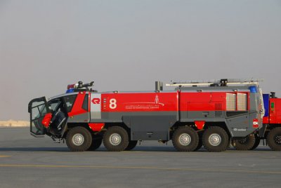 Dubai International Airport crash-fire-rescue vehicle