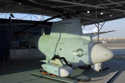 Northrop Grumman UAV rotorcraft Fire Scout, Dubai Airshow