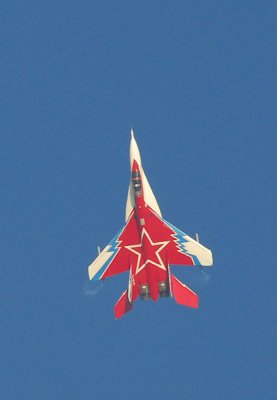 MiG-29 vertical climb