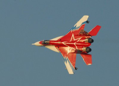 MiG-29 demonstration, Dubai Airshow 2007