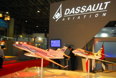 Dassault Aviation booth, Dubai Airshow 2007