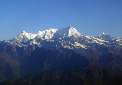 Pabil (7110m/23,326ft) Lapsang Karbo (7429m/24372ft) Himalaya north of Kathmandu, Nepal