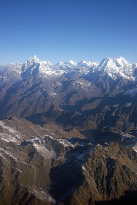 Nepal Himalaya with foothills