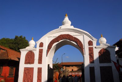 Gateway to Bhaktapurs Durbar Square