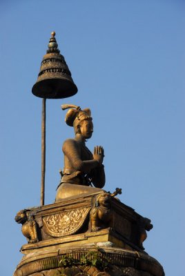 King Bhupatindra Mallas Column, Durbar Square, Bhaktapur