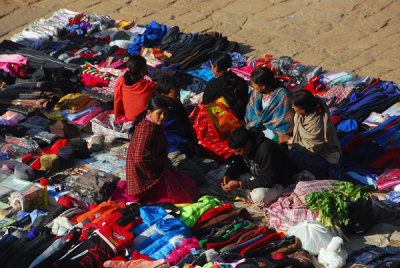 Morning market, Taumadhi Tole, Bhaktapur
