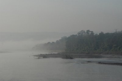 Rapti River seen from the Hotel River Side, Sauraha