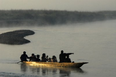 Naturalist-guided canoe trips on the Rapti River are popular ways to see Chitwan National Park
