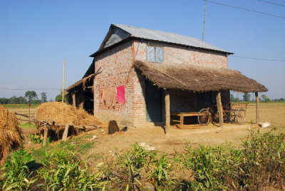 Rural farmhouse near Sauraha, Central Terai